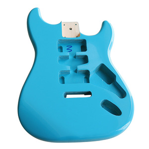 Cuerpo de guitarra eléctrica DIY verde para ensamblaje, accesorios modificados para instrumentos musicales - Product Image 5