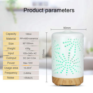 Diffuseur d'arômes d'usine 100 ml, humidificateur ultrasonique pour aromathérapie domestique, moins de 10 m² - Product Image 2
