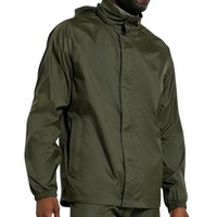 Veste imperméable à capuche pour homme, confortable, respirante, avec fermeture éclair, imprimé logo personnalisé, tissu solide