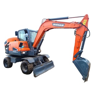 Excavadora de Ruedas Usada Doosan DX60W-9c, Excavadora Mini de 6 Toneladas para Casa y Granja, Doosan DX60W - Product Image 1