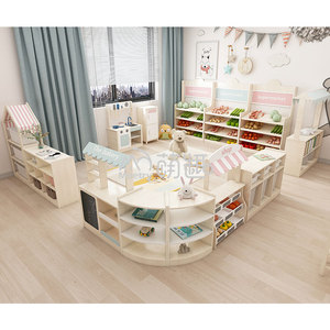 Moetry - Juego de Muebles de Madera de 16 Metros Cuadrados para Juegos de Rol Infantiles, para Aula y Supermercado, Juego de Imitación para Centros Montessori o Uso Escolar - Product Image 6