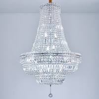Zèle éclairage luxe villa hôtel lampe suspendue encastré plafond k9 lustres en cristal pour les mariages
