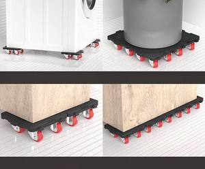 Chariot de déménagement de meubles à usage intensif TIANMA Chariot mobile à plate-forme en plastique avec roues pour l'achat et le stockage d'outils - Product Image 4