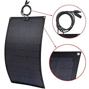 AHONY flessibile pannello solare <span class=keywords><strong>100W</strong></span> <span class=keywords><strong>12V</strong></span> leggero Ultra pieghevole alta efficienza delle cellule per RV <span class=keywords><strong>Marine</strong></span> Boat Van Car Curve superfici - Product Image 3