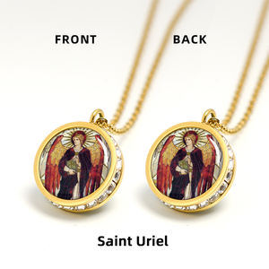 GIVELUCK Ciondoli Portafortuna di San Uriele, Serie Angeli, Accessori per Guarigione Spirituale - Product Image 5