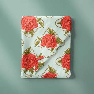 قماش بوبلين قطني ناعم خفيف الوزن مطبوع بأشكال هندسية مخصصة صديق للبيئة لقمصان الفتيات والملابس والحقائب، عينة مجانية 26SS - Product Image 2