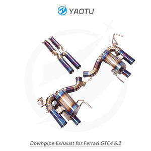 Echappement Catback YT Titanium avec X-Pipe Tuned Mid-Pipe pour Ferrari GTC4 6.3 V12 - Product Image 4