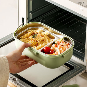Nouvelle boîte à lunch portable en acier inoxydable 304 avec grande capacité, étanche, boîte à bento de dessin animé, adaptée aux écoles et aux bureaux - Product Image 6