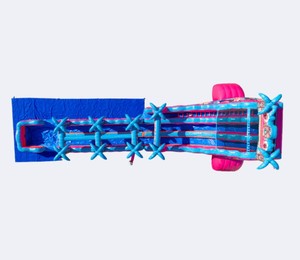 Toboggan aquatique gonflable tropical Tiki commercial à 2 voies avec glissière aquatique, toboggan aquatique géant gonflable pour adultes et enfants - Product Image 6