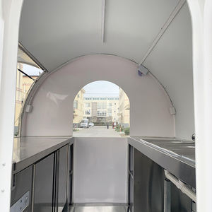 Disponible en différentes couleurs ; Tailles personnalisées disponibles. Remorque alimentaire de base, remorque de restauration. - Product Image 2