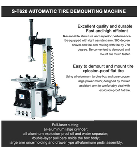 Machine à changer les pneus semi-automatique pour atelier de réparation automobile - Product Image 2