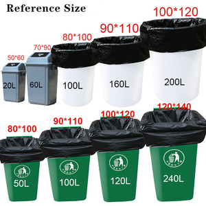 Premium Black Heavy Duty <b>Refuse</b> <b>Bags</b> – Leak-Proof & Strong Load Bearing - Product Image 3