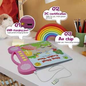 <span class=keywords><strong>Livre</strong></span> sonore interactif pour enfants Eletree Ding Ding Time - Apprendre les premiers mots - ABC - <span class=keywords><strong>Livre</strong></span> sonore en anglais pour enfants - Product Image 3