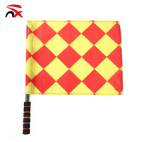 Nuoxin Drapeau jaune de haute qualité Drapeau d'arbitre de football personnalisé pour les compétitions de football