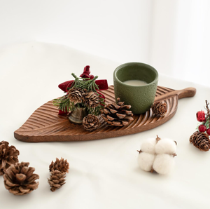 Độc đáo Lá Thiết kế trang trí charcuterie Hội Đồng Quản trị Keo Gỗ pho mát trái cây Platter - Product Image 4