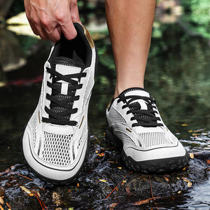 <strong>Men</strong> Women <strong>Wide</strong> Toe Box Mesh Sneakers Anti-slip Thick Sole Outdoor Walking Shoes Breathable Casual <strong>Trainers</strong> - Product Image 4