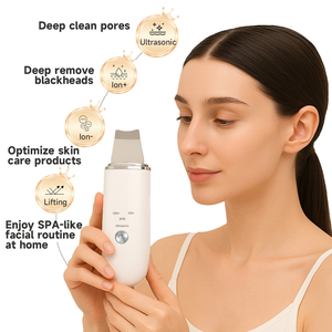 Exfoliante Facial Ultrasónico Eléctrico IPX7 a Prueba de Agua, Limpiador de Poros, Elimina Puntos Negros, Exfoliante Facial Ultrasónico - Product Image 2