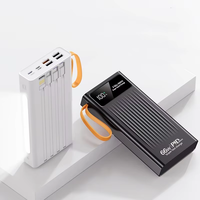 Cargador Portátil de Alta Velocidad con Banco de Energía de Carga Rápida de 30000mAh, 20000mAh, 10000mAh, Bancos de Energía de Alta Capacidad de 40000MAH