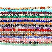 Prix de gros Nouveau style Perle en forme de cœur de 4 mm en tranches, fabriquée à partir d'une combinaison de 90 pierres précieuses