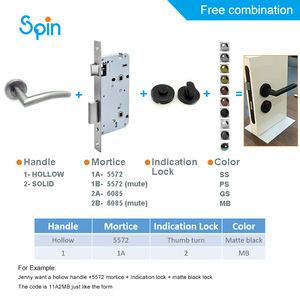 Hiện Đại Sang Trọng 304 Thép Không Gỉ Chống Trộm Cửa Xử Lý <span class=keywords><strong>Lockset</strong></span> Với Key Đánh Bóng Kết Thúc Cho Biệt Thự Phòng Tắm Khách Sạn Ngoài Trời - Product Image 5