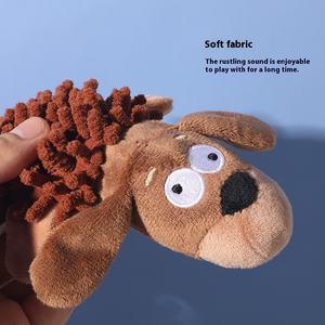 Piccolo giocattolo eco-friendly Cross-Border Pet peluche cane morso bocca giocattolo suono per Self-Hi artefatti per alleviare la noia - Product Image 4