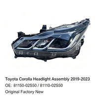 Ensemble de phares LED 8111002S50 Droit 8115002S50 Gauche pour Toyota Corolla 2019 2023 Pièces d'origine OEM