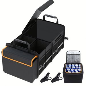 Trunk Foldable Organizer for Car Automotive Consoles & Organizers <b>Storage</b> With Reinforced Handles Custom Logo - Product Image 1
