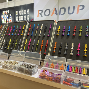 Xe Đạp Mới đầy màu sắc Presta van xe đạp nhôm gốc Tubeless van lỗ trong các cơ sở của van - Product Image 1