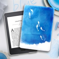 Casing Kindle Pintar 7-inci Bentuk Buku dengan Tali Pegangan, Desain Lucu untuk Anak, Bahan PU, Magnetik, Anti Benturan, Auto-Sleep, Dapat Disesuaikan