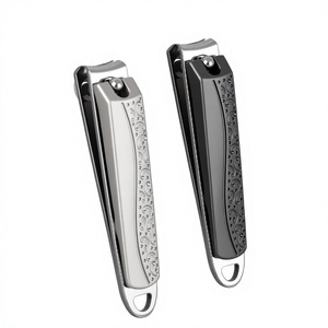 Cortauñas de Acero Inoxidable, Cortador de Uñas de Dedos de Manos y Pies, Herramienta de Manicura Ergonómica con Recolector - Product Image 1