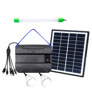 Sistema de iluminación Solar fuera de la red Estación de Banco de energía con puertos USB DC Panel de bombillas LED - Product Image 1