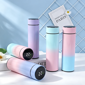 Diseño <span class=keywords><strong>de</strong></span> doble pared termo <span class=keywords><strong>de</strong></span> acero inoxidable deporte al aire libre Led inteligente botella <span class=keywords><strong>de</strong></span> agua inteligente con recordatorio para beber agua - Product Image 2
