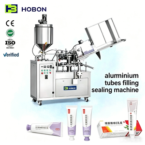 Hebo AB Gel Colour Machine de remplissage et de pliage automatique à tête unique pour cosmétiques, produits chimiques quotidiens et liquides - Product Image 1