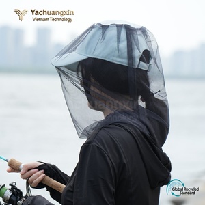 Chapeau en maille pour l'extérieur avec protection du visage pour le camping et la randonnée, utilisable en toutes saisons - Product Image 6