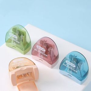 <span class=keywords><strong>Taille</strong></span>-<span class=keywords><strong>crayon</strong></span> scolaire double trous <span class=keywords><strong>taille</strong></span>-<span class=keywords><strong>crayon</strong></span> manuel de couleur compact <span class=keywords><strong>pour</strong></span> enfants avec couvercle étudiant utilisation du bureau à domicile - Product Image 5