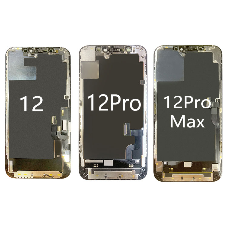 Лучший оригинальный ЖК-дигитайзер, сенсорный дисплей, сменный экран в сборе для iPhone 12 mini 12 pro max
