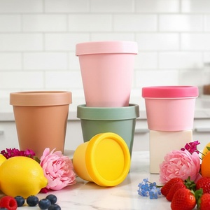 Stock 50ml 100ml 200ml PP White Pink Blue Green Face Cream Eye Cream Cosmetic Container <b>Jar</b> Screw Cap Screen Printing Body - Product Image 1