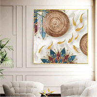 Usine cristal porcelaine peinture mur art décoration murale oeuvre art mural toile peinture personnalisée nouveau