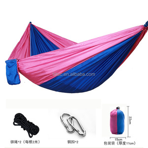 <span class=keywords><strong>Hamac</strong></span> portable léger en nylon balançoire hamacs doubles et simples chaise hamacs <span class=keywords><strong>de</strong></span> camping en plein air <span class=keywords><strong>sangles</strong></span> d'arbre - Product Image 3