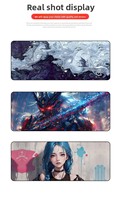 Tapis de Souris Publicitaire Anime en Caoutchouc Extra-Large, Imperméable et Anti-Taches pour Ordinateur Portable et Bureau – Vente en Gros (Lot de 4)