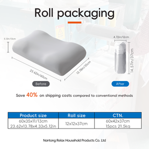 YUE RISE Oreiller de tête ergonomique pour hôtels et spas, avec support confortable, design lisse <span class=keywords><strong>sans</strong></span> fermeture éclair et housse amovible, pour l'approvisionnement en gros - Product Image 4