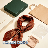 Écharpe en Soie Personnalisée de Qualité Supérieure, 100% Pure Soie de Mûrier Imprimée, Fabrication OEM, Accessoires de Mode Sur Mesure, Vente en Gros de Luxe