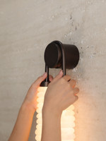 Applique murale LED en albâtre espagnol avec intérieur en cuivre pour chambre à coucher, salon, chevet, lampes murales en marbre