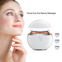 Appareil de Beauté Facial Portable Électrique Gua Sha Masseur pour le Cou Lifting Raffermissement Peau Amincissement Visage Anti-Rides Anti-Âge