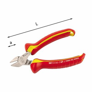 Alicates de Corte Diagonal 087 Ex, 160 mm, Aislados, 1000 V, IEC 60900 - Product Image 1
