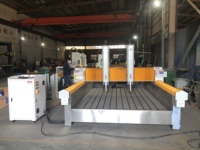 Machine de gravure sur pierre JK-2030 à double tête, moteur servo, haute qualité, longueur de coupe maximale 3000 mm, granit, marbre, AC380V 5.5kw