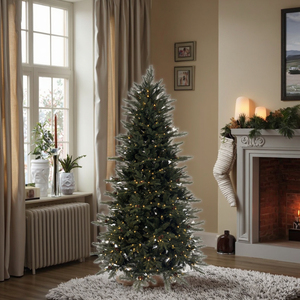 Cao Cấp Màu Xanh Lá Cây Vân sam Xmas Cây 4ft 5ft 6ft 7ft Thông Nón Bản Lề Chi Nhánh Nhân Tạo Cây Giáng Sinh Với Có Thể Gập Lại Kim Loại Đứng - Product Image 2