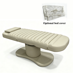 Cama de Belleza Eléctrica con 3 Motores, Silla de Tratamiento Facial Médico Ajustable, Cama de Masaje Giratoria para Spa - Product Image 6