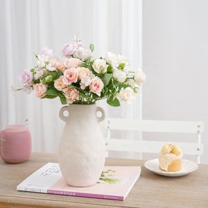 Ramo de rosas de seda artificial Flores para boda Flor nupcial Arbusto - Product Image 5