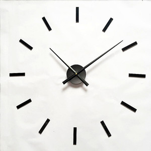 Grande metallo moderno decorazione per la casa orologio da parete con lunghe lancette silenziose movimento fai da te parti accessori di ricambio - Product Image 4